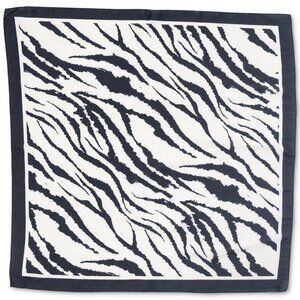 I.n.c. International Concepts Women's Zebra Striped Square Scarf